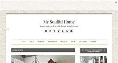 Desktop Screenshot of mysoulfulhome.com